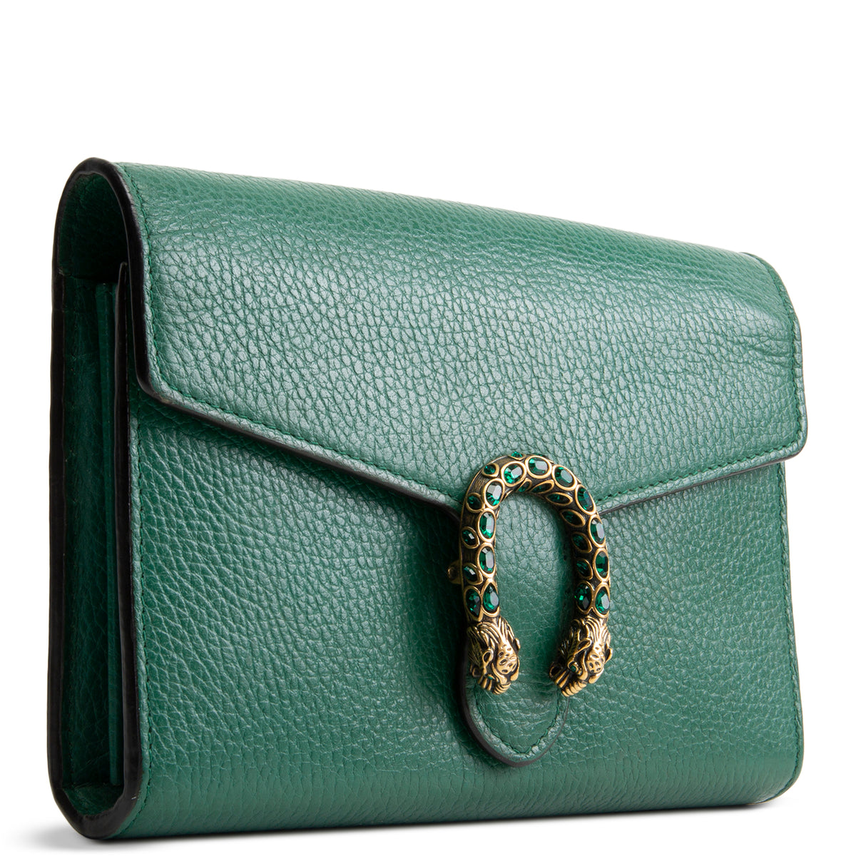 GUCCI Dionysus Chain Wallet w/ Crystals - Leather