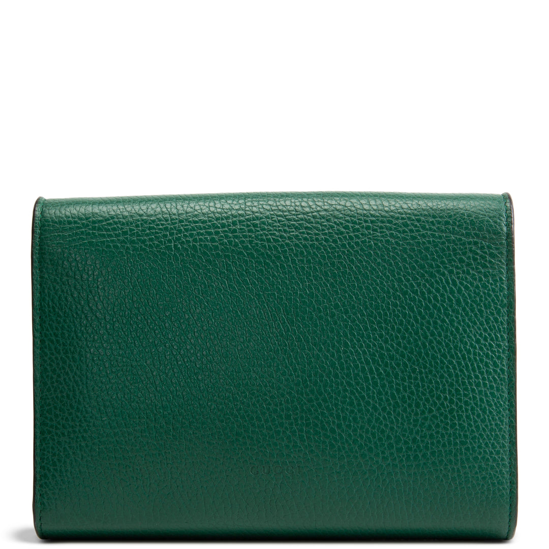 GUCCI Dionysus Chain Wallet w/ Crystals - Leather