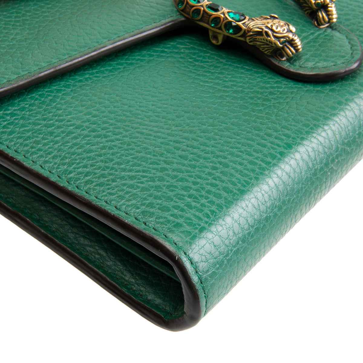 GUCCI Dionysus Chain Wallet w/ Crystals - Leather