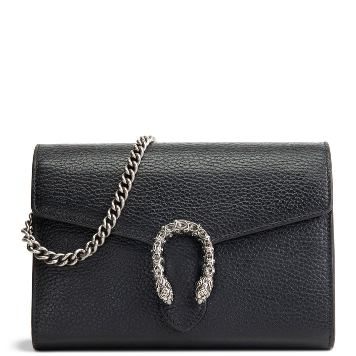 GUCCI Dionysus Wallet on Chain - Black OUTLET FINAL SALE