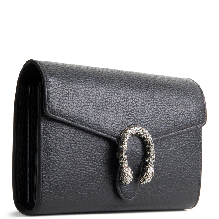GUCCI Dionysus Wallet on Chain - Black OUTLET FINAL SALE
