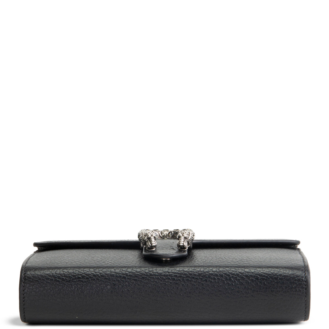 GUCCI Dionysus Wallet on Chain - Black OUTLET FINAL SALE
