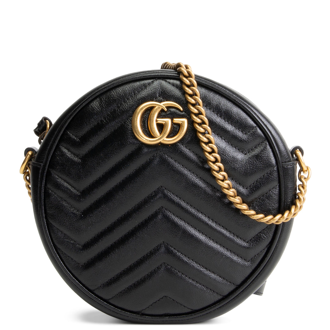 GUCCI Round Marmont Mini OUTLET FINAL SALE