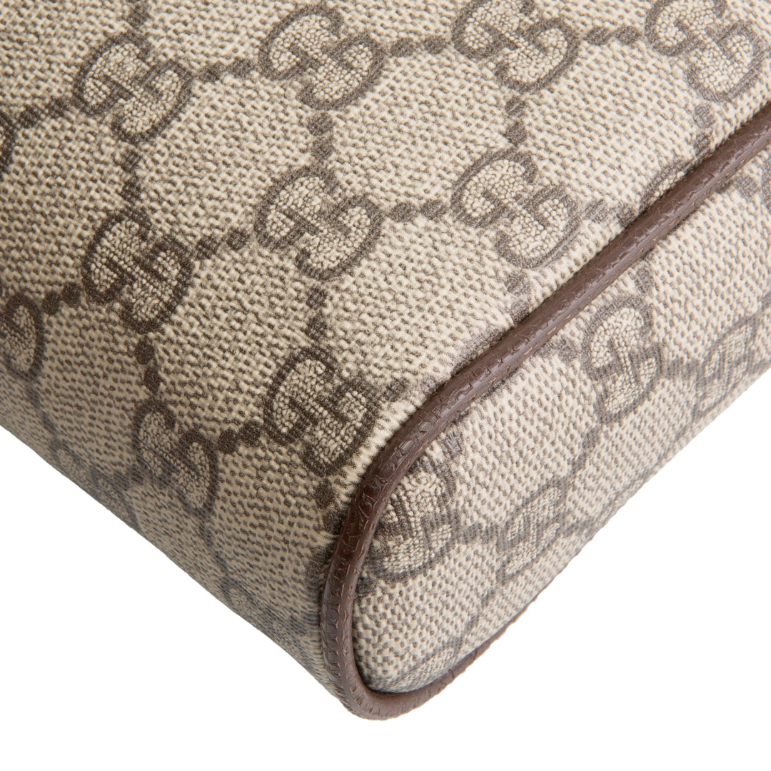 GUCCI GG Supreme Small Ophidia Messenger Bag - Beige & Ebony
