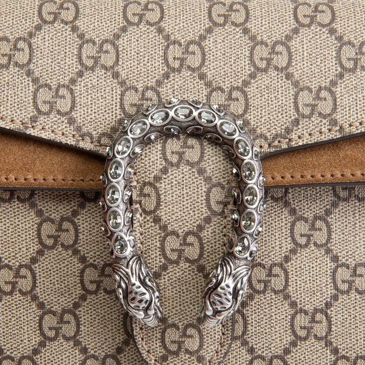 GUCCI GG Supreme Crystal Small Dionysus OUTLET FINAL SALE