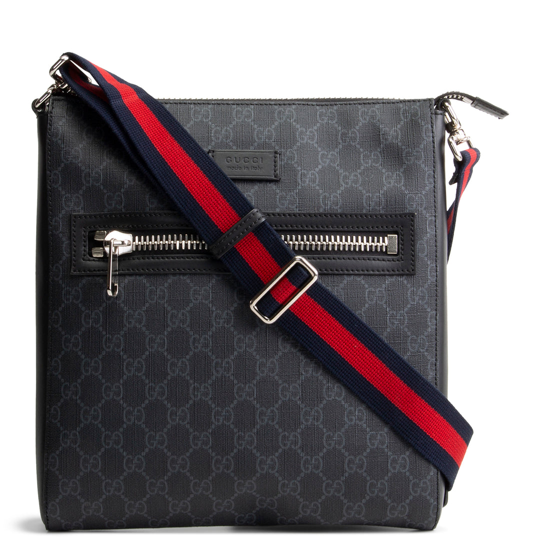 GUCCI GG Supreme Messenger - Black