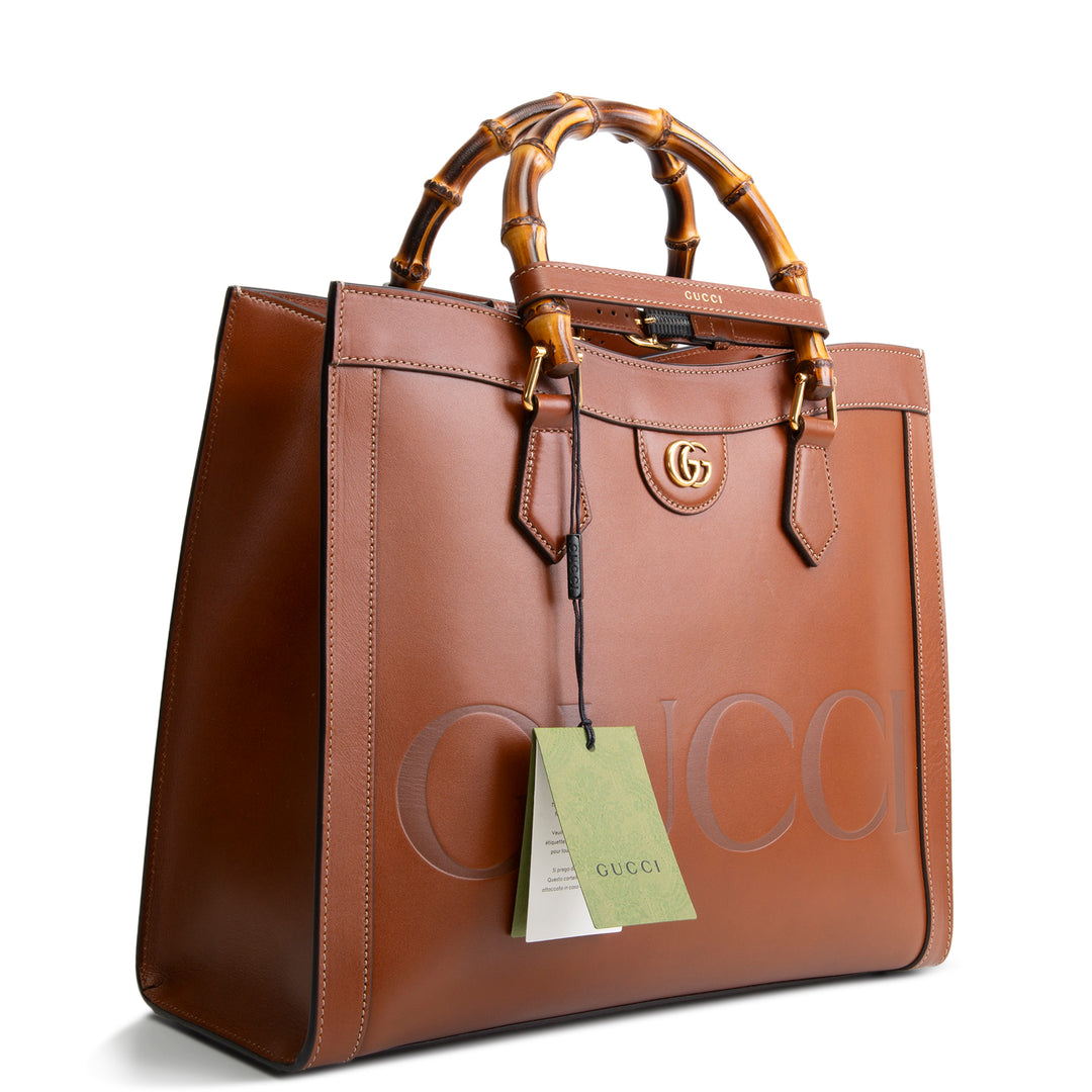 GUCCI Diana Tote Large - Brown