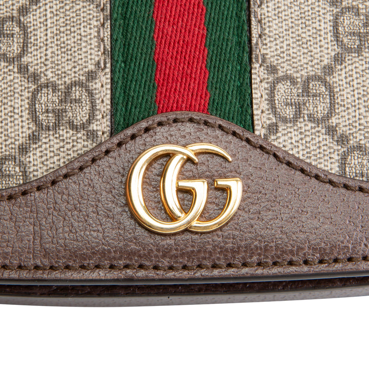 GUCCI GG Supreme Ophidia Small Flap Shoulder Bag