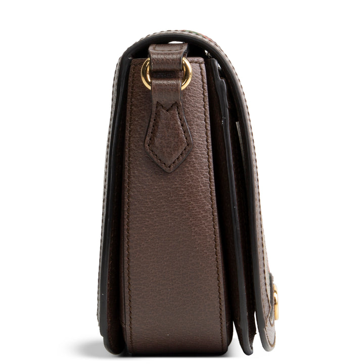 GUCCI GG Supreme Ophidia Small Flap Shoulder Bag