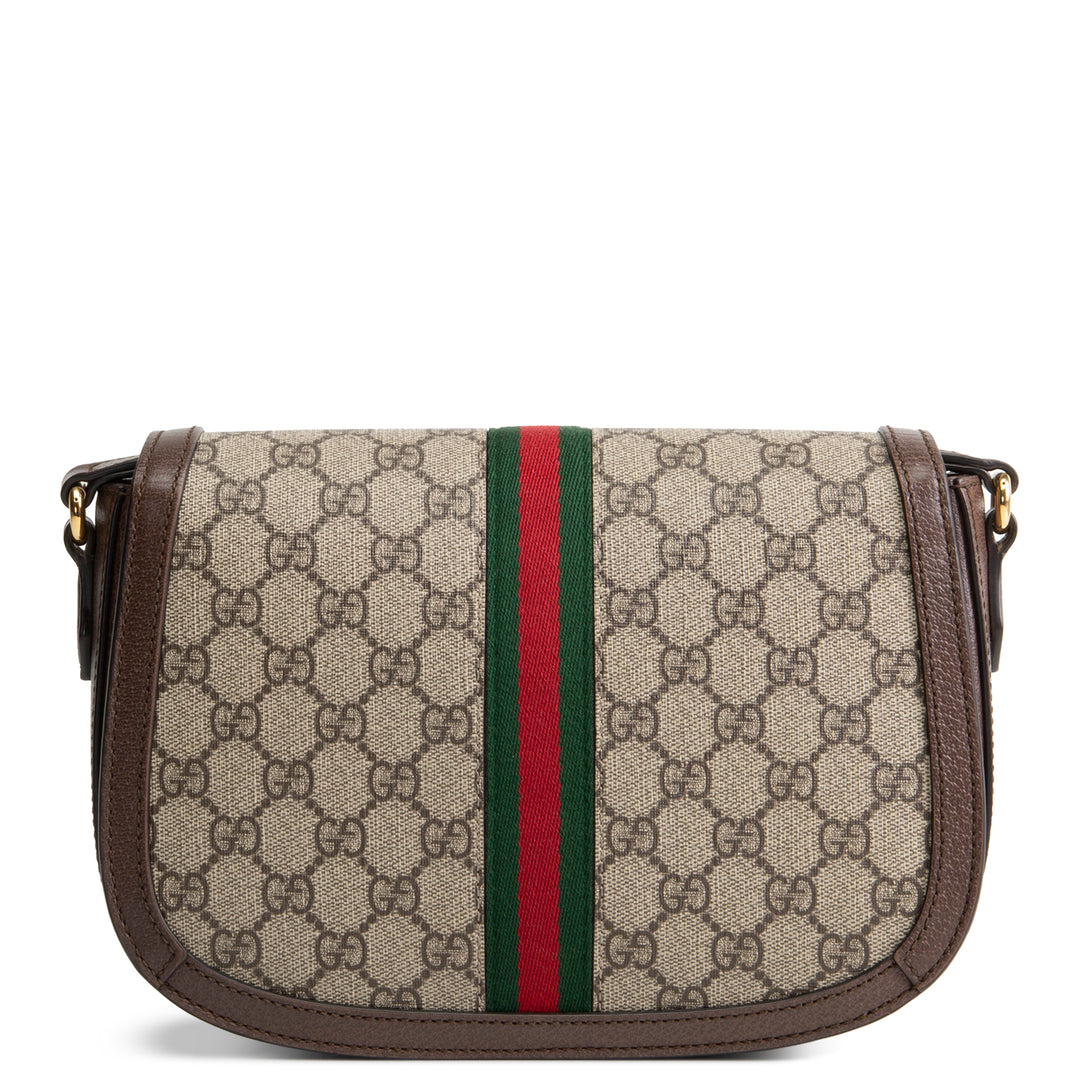 GUCCI GG Supreme Ophidia Small Flap Shoulder Bag