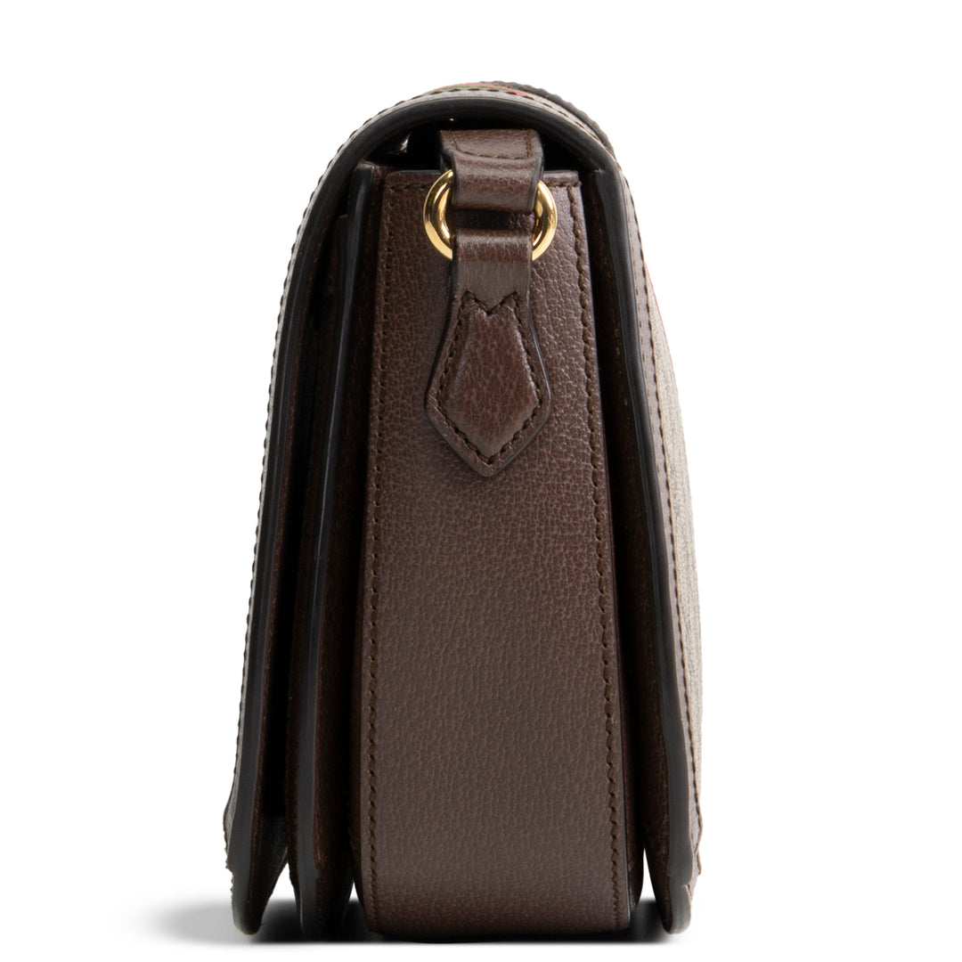 GUCCI GG Supreme Ophidia Small Flap Shoulder Bag