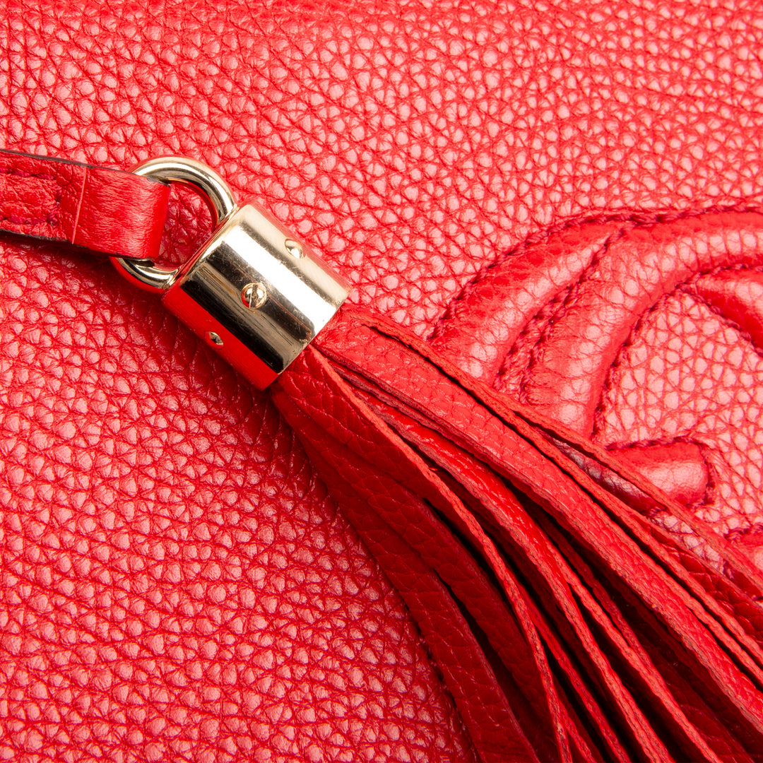GUCCI Soho Chain Bag - Red