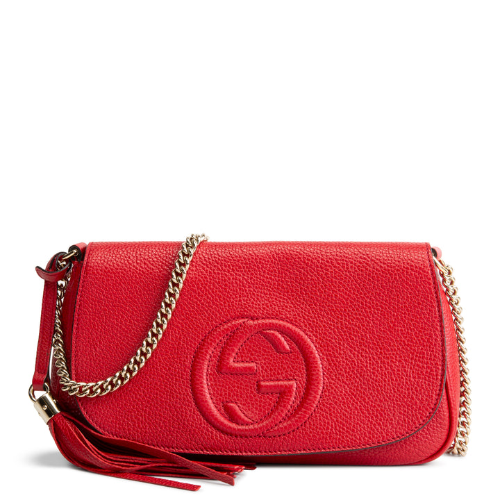 GUCCI Soho Chain Bag - Red