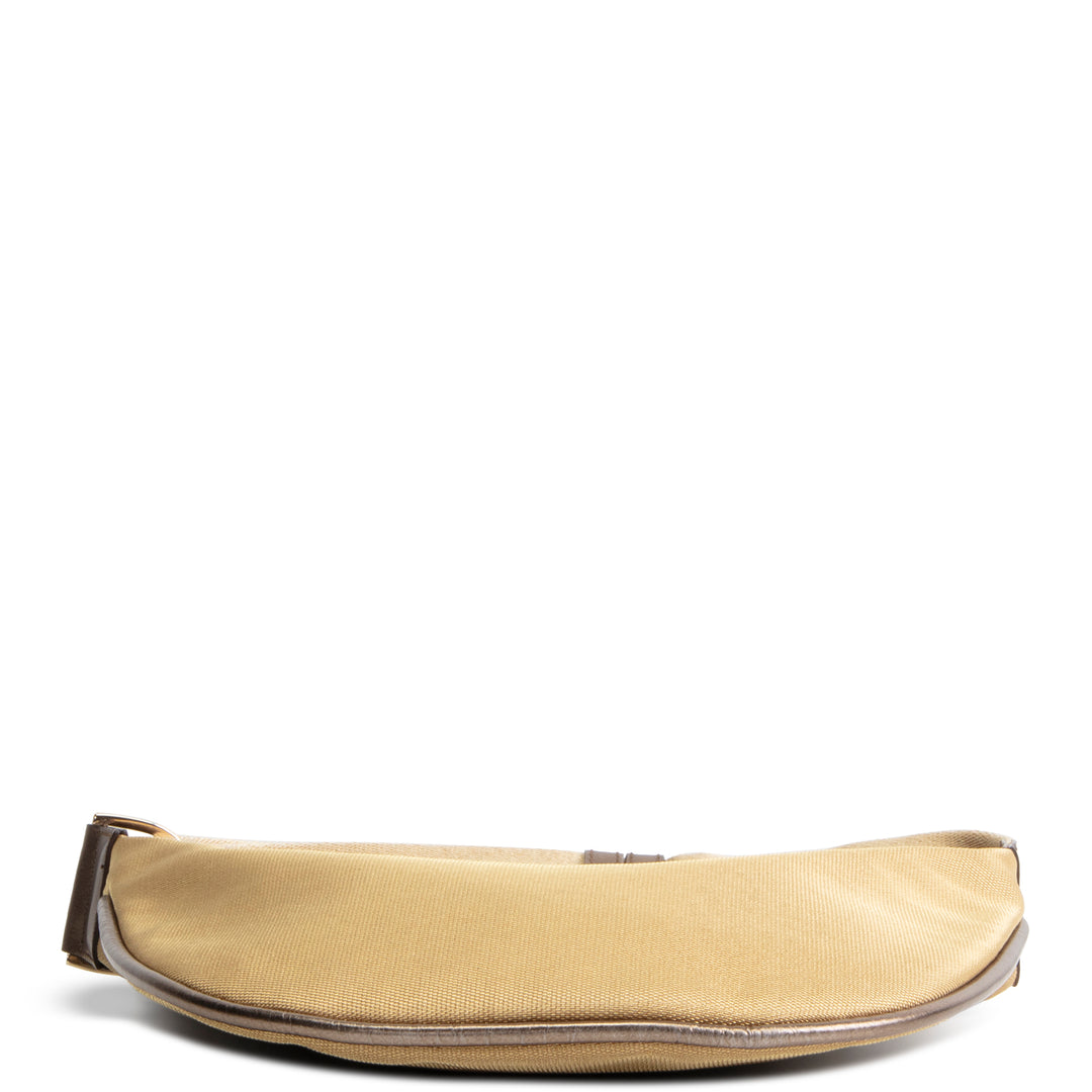 GUCCI Half Moon Shoulder Bag - Metallic Gold OUTLET FINAL SALE