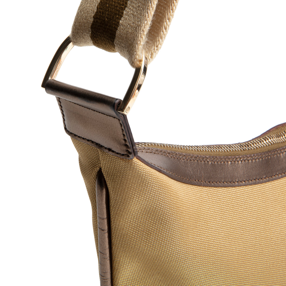 GUCCI Half Moon Shoulder Bag - Metallic Gold OUTLET FINAL SALE