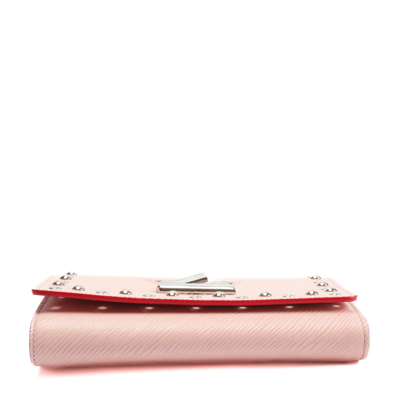 Louis Vuitton Red Epi Leather Twist Lock Wallet