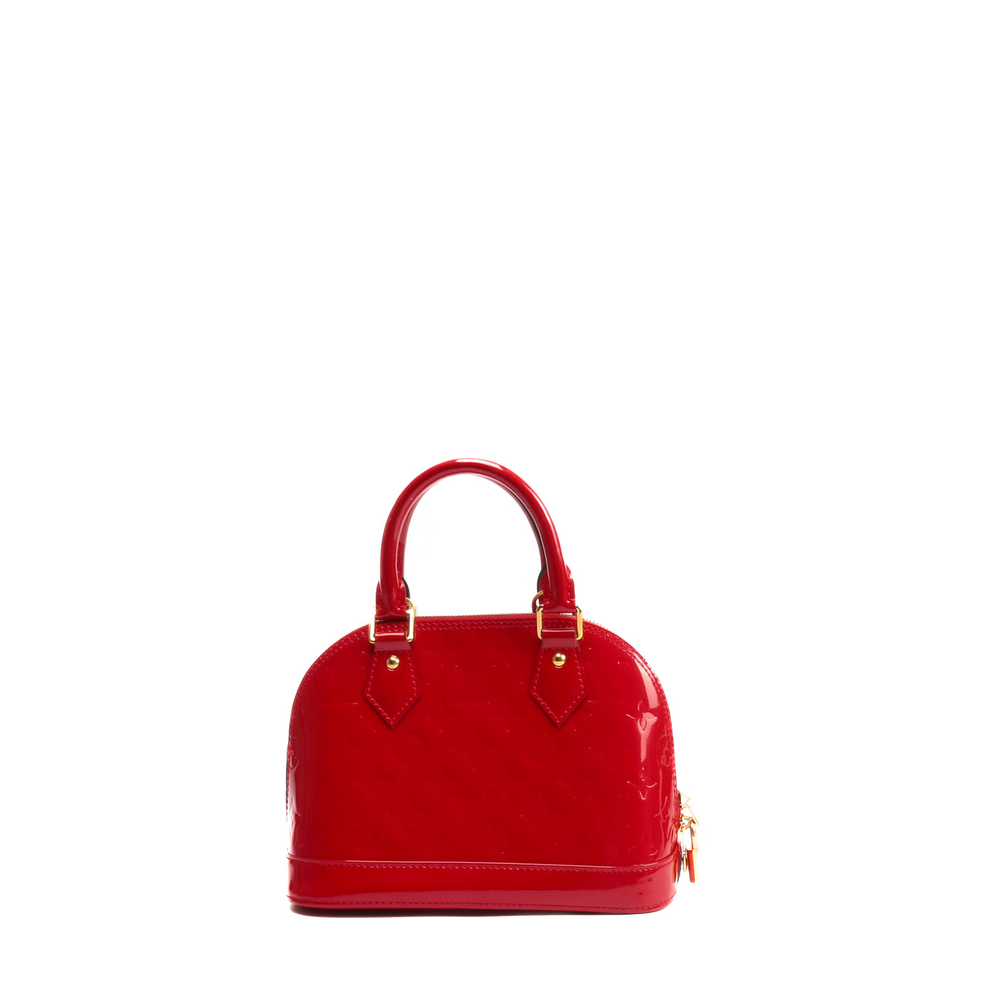 100% Authentic Louis Vuitton Vernis Beautiful Cherry Red / Black