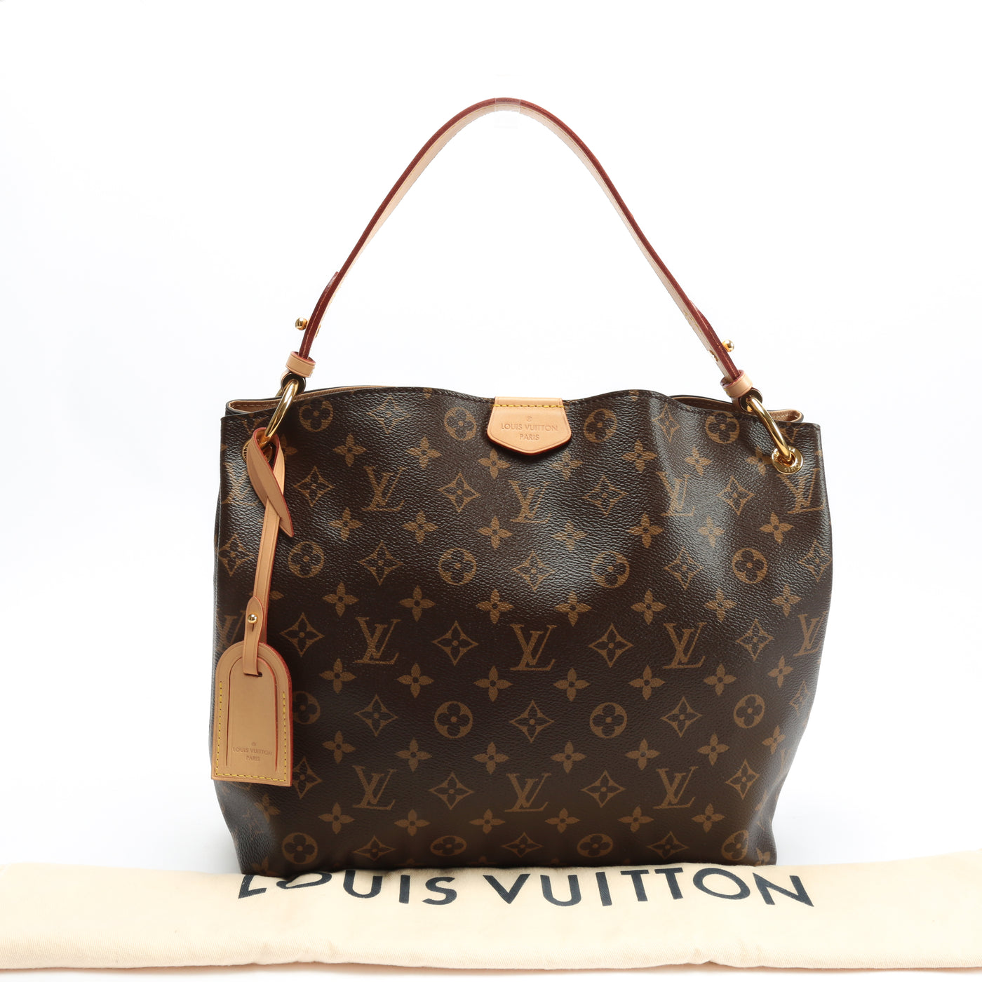 Gorgeous Authentic Louis Vuitton Monogram Graceful MM Hobo Bag