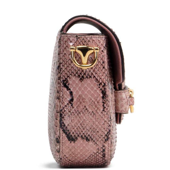 GUCCI Python Horsebit Mini Shoulder Bag