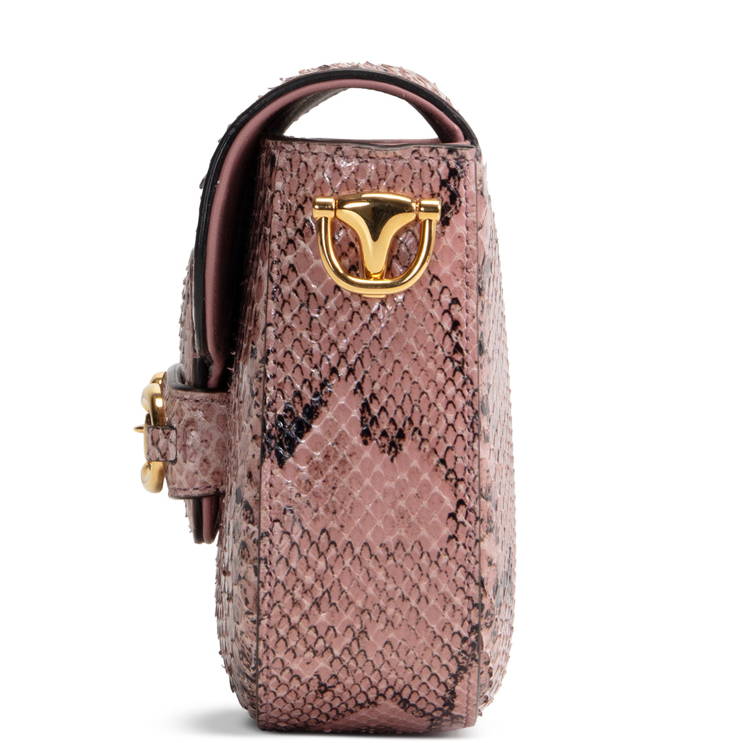 GUCCI Python Horsebit Mini Shoulder Bag