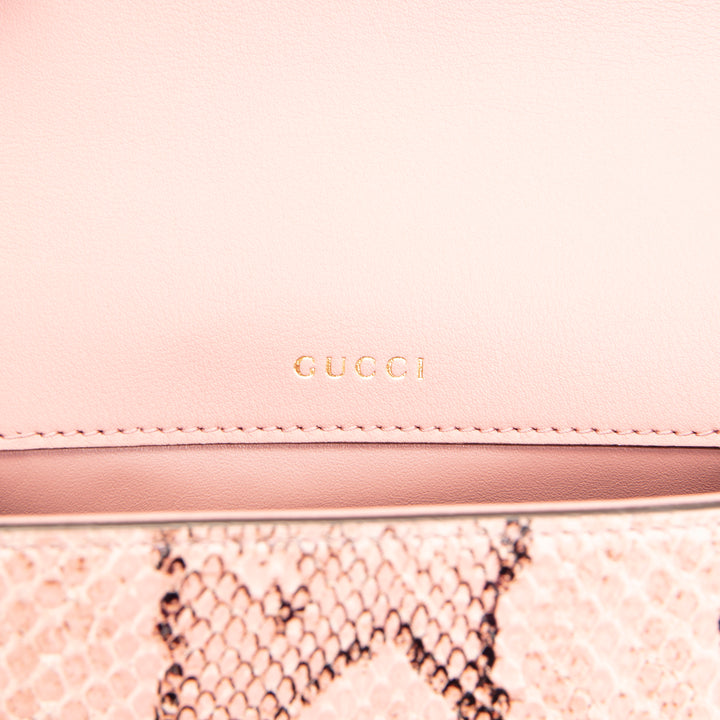 GUCCI Python Horsebit Mini Shoulder Bag