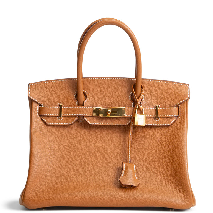 HERMES Birkin 30 Epsom - Gold w/ Gold Hardware