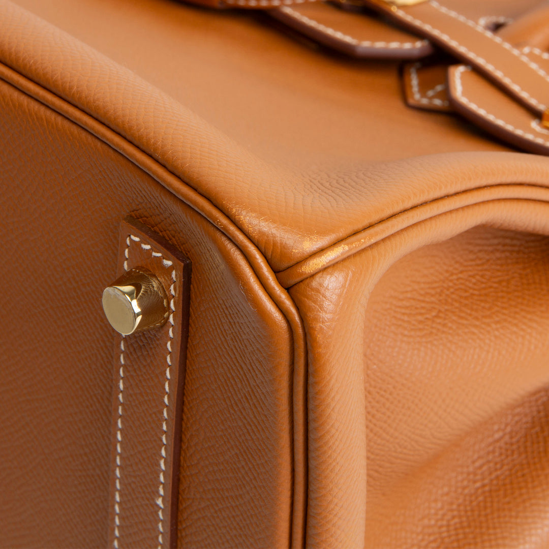 HERMES Birkin 30 Epsom - Gold w/ Gold Hardware