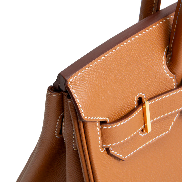 HERMES Birkin 30 Epsom - Gold w/ Gold Hardware