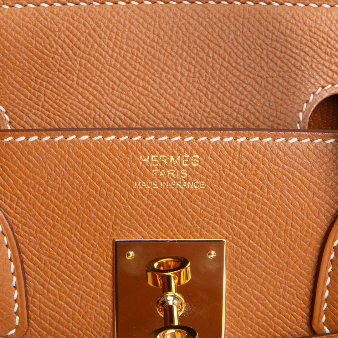 HERMES Birkin 30 Epsom - Gold w/ Gold Hardware