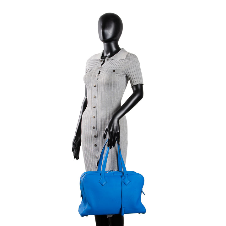 HERMES Victoria II 35 - Bleu Zanzibar