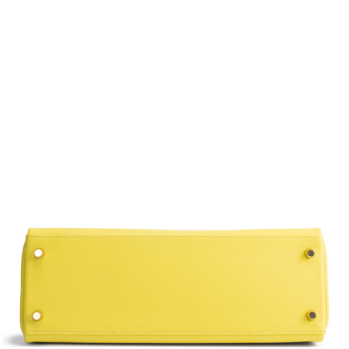 HERMES Kelly II 32 Retourne Evercolor - Lime (w/ Gold Hardware)
