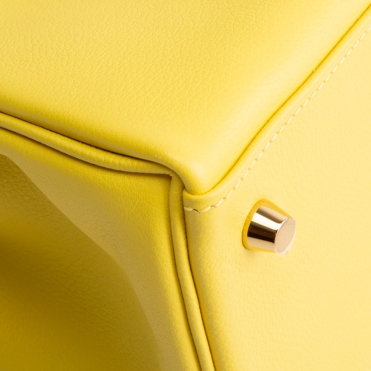 HERMES Kelly II 32 Retourne Evercolor - Lime (w/ Gold Hardware)