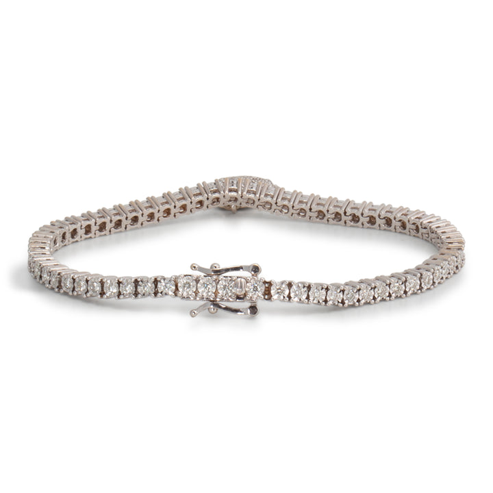 ICEBOX Diamond Charm Tennis Bracelet
