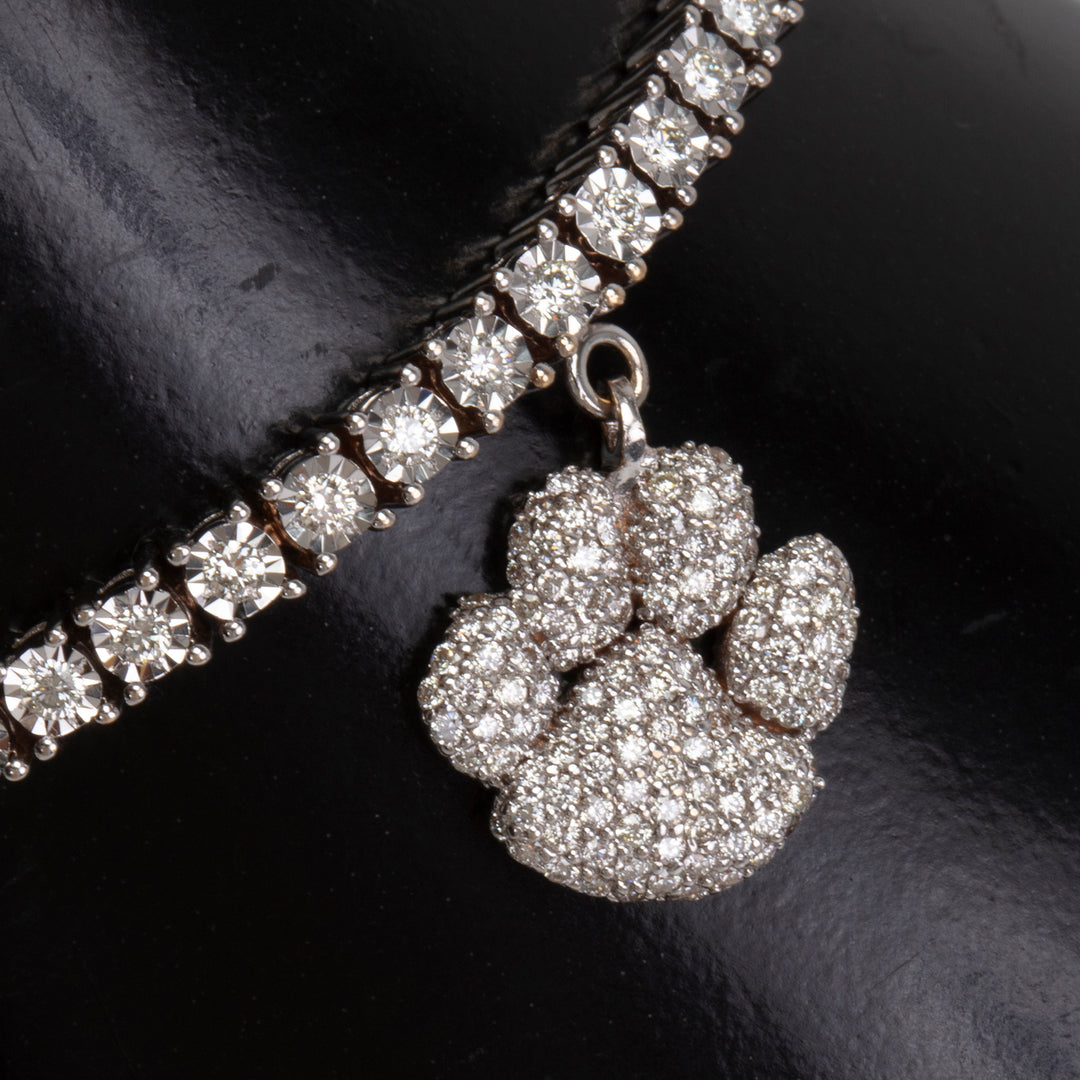 ICEBOX Diamond Charm Tennis Bracelet