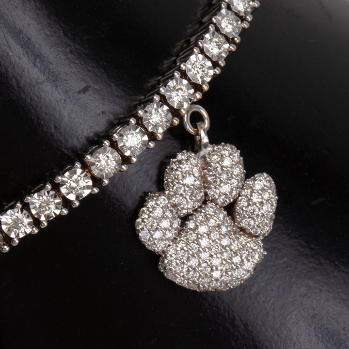 ICEBOX Diamond Charm Tennis Bracelet