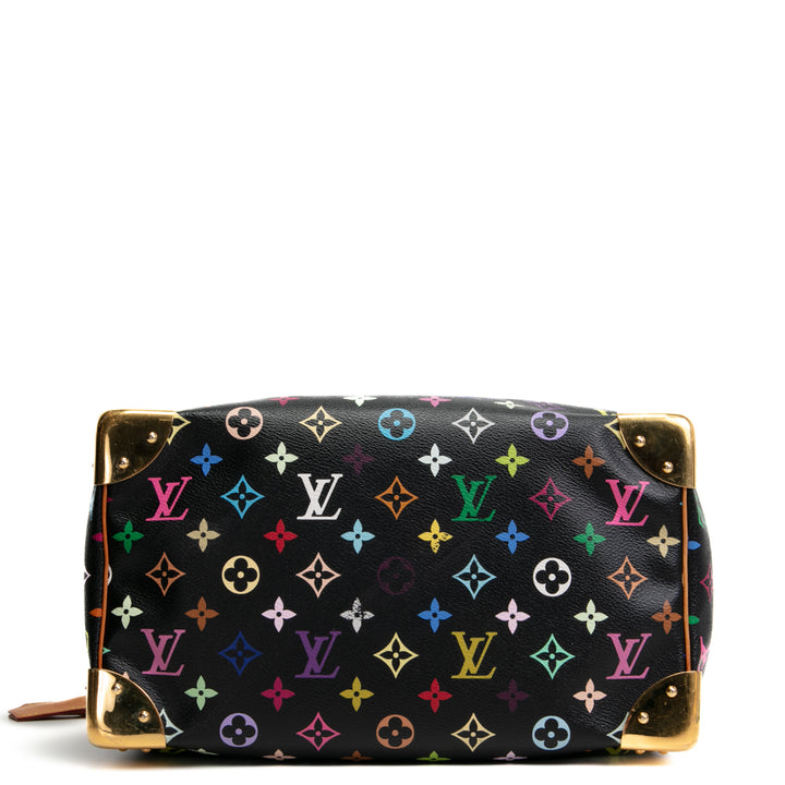 Louis Vuitton x Takashi Murakami Monogramm Multikolore Speedy 30- Schwarz