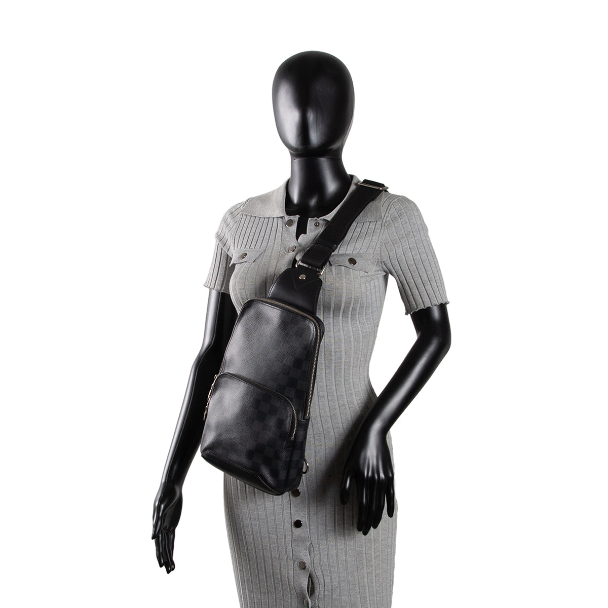 LOUIS VUITTON Damier Graphite Avenue Sling Bag