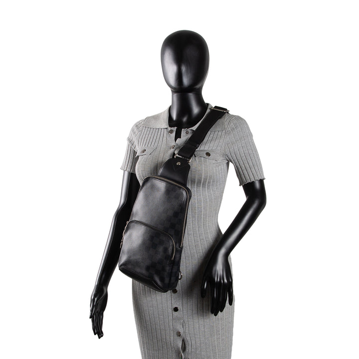 LOUIS VUITTON Damier Graphite Avenue Sling Bag