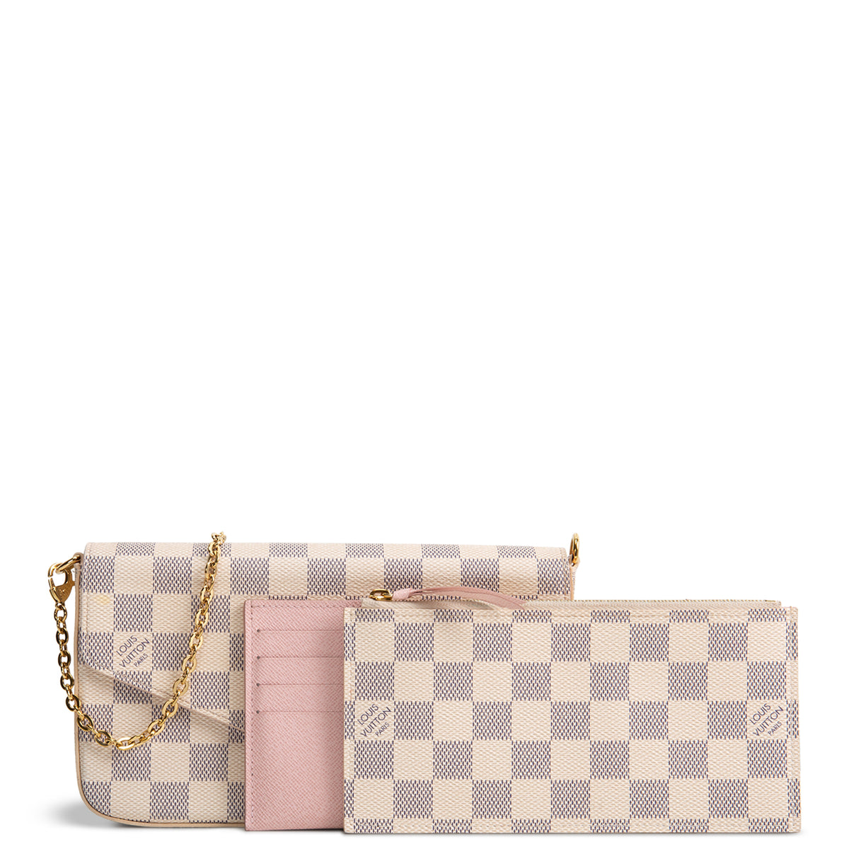 LOUIS VUITTON Felicie Pochette - Damier Azur