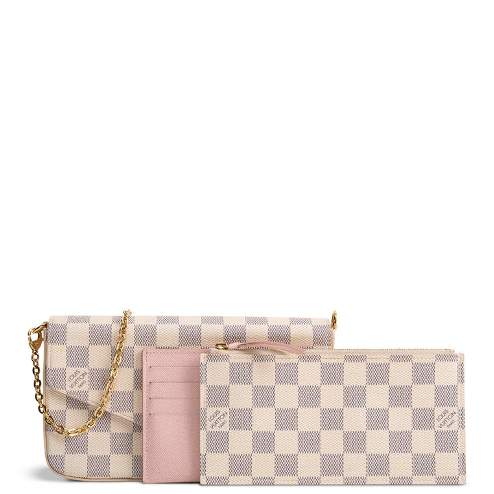 LOUIS VUITTON Felicie Pochette - Damier Azur