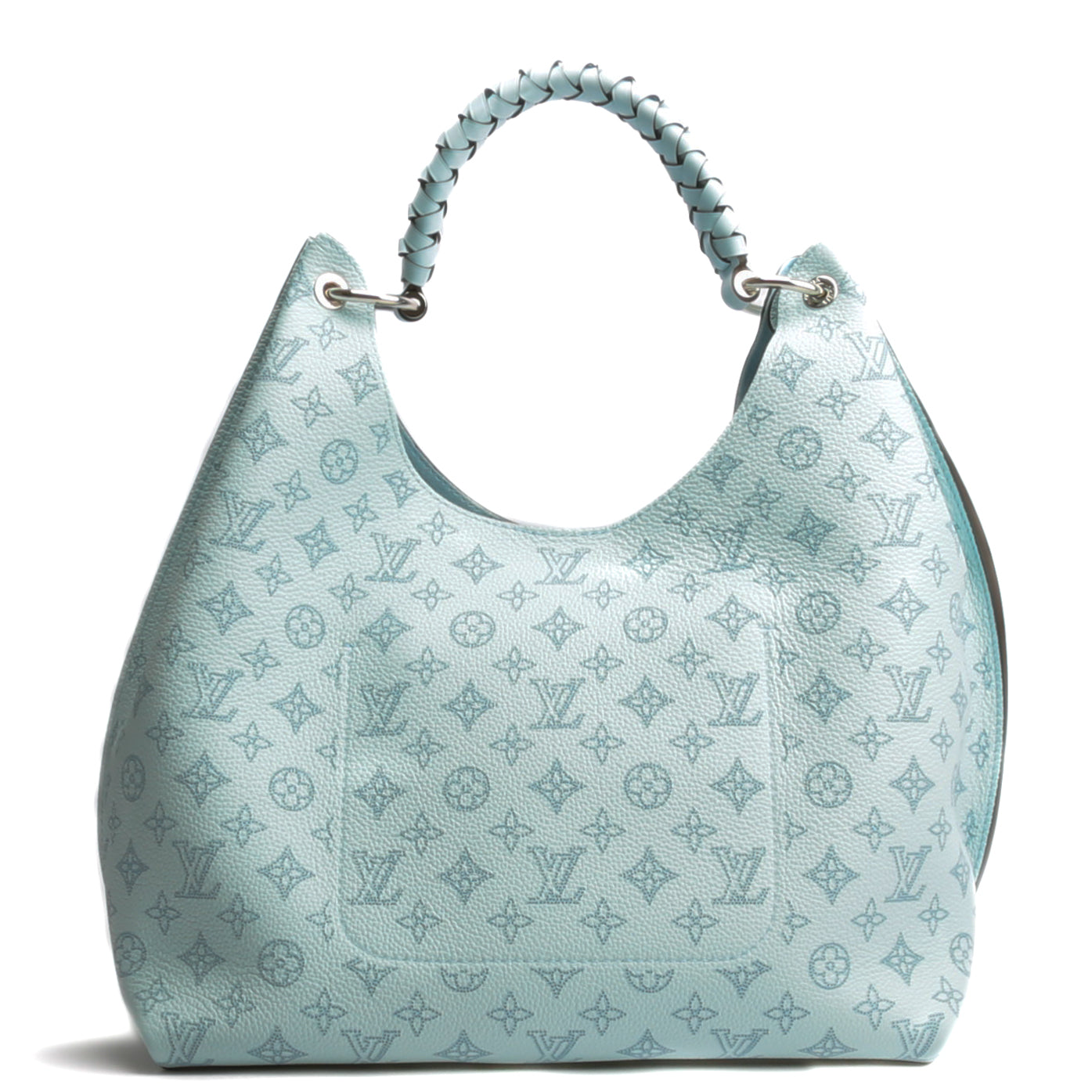 Louis Vuitton Mahina Carmel Monogram Hobo Handbag