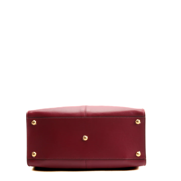 FENDI Peekaboo X-Lite Burgundy (Deep Red) Bag