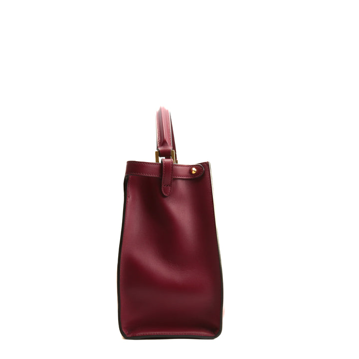 FENDI Peekaboo X-Lite Burgundy (Deep Red) Bag