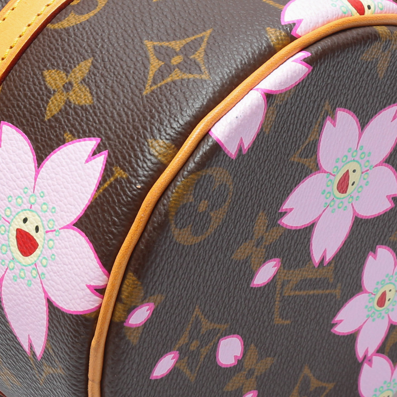 Louis Vuitton Brown, Pattern Print x Takashi Murakami Monogram Cherry Blossom Papillon 30 26