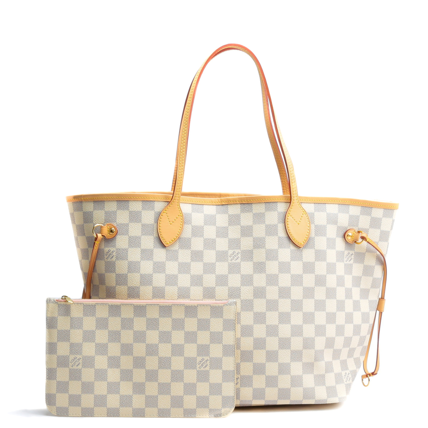 Louis Vuitton Damier Azur Neverfull Pouch MM QJBJYPDNPA026