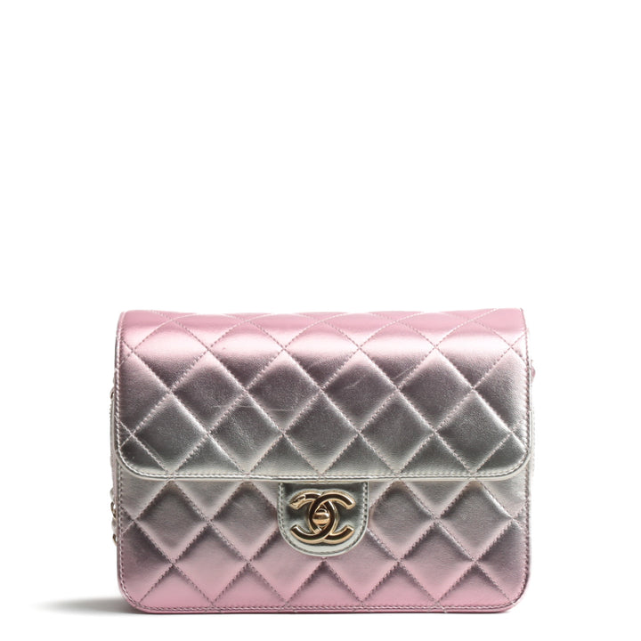 CHANEL Like A Wallet Flap - Metallic Pink