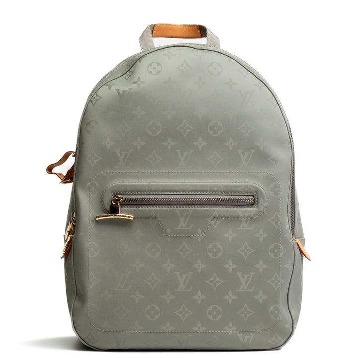 LOUIS VUITTON Monogram Titanium Backpack PM