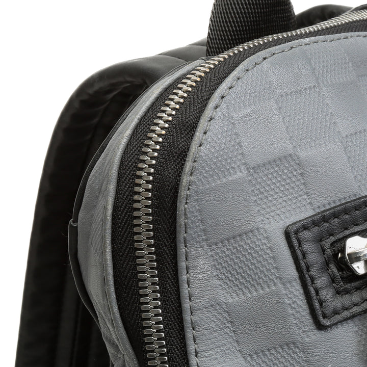 LOUIS VUITTON Avenue Damier Infini Leather Backpack - Gray OUTLET FINAL SALE