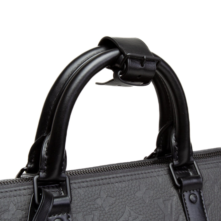 LOUIS VUITTON Taurillon Keepall Bandouliere 50 - Black