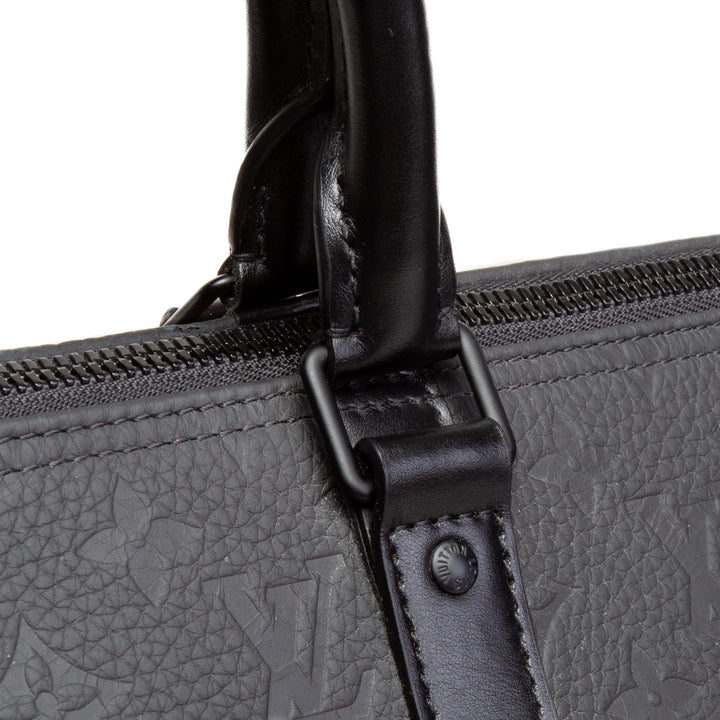 LOUIS VUITTON Taurillon Keepall Bandouliere 50 - Black